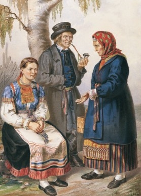 Ф. Х. Паули. Финны.  «Этнографическое описание народов России», 1862