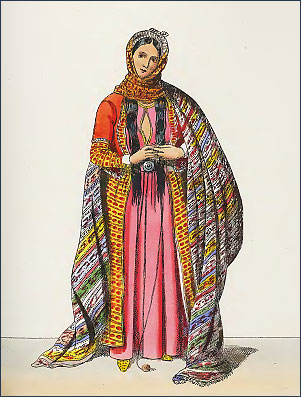 Армянка в национальной одежде