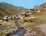 Собери картинку 'Вид чеченского селения в долине Кавказа'